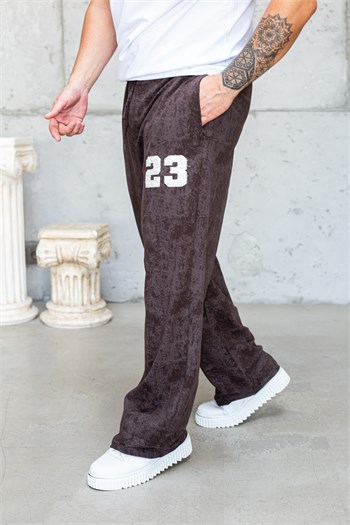 23 Detaylı Eskitme Efektli Baggy Erkek Eşofman Altı (JGKA74)