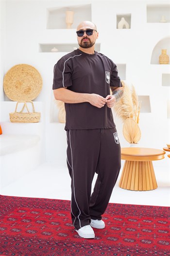 Arma Detaylı Biyeli Oversize Alt/Üst Takım (TKKA57)