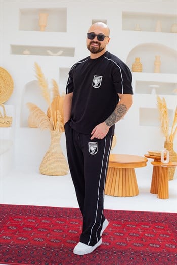 Arma Detaylı Biyeli Oversize Alt/Üst Takım (TKS57)