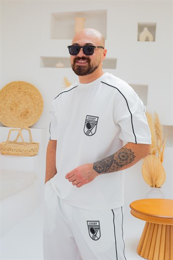 Arma Detaylı Biyeli Oversize Alt/Üst Takım (TKB57)