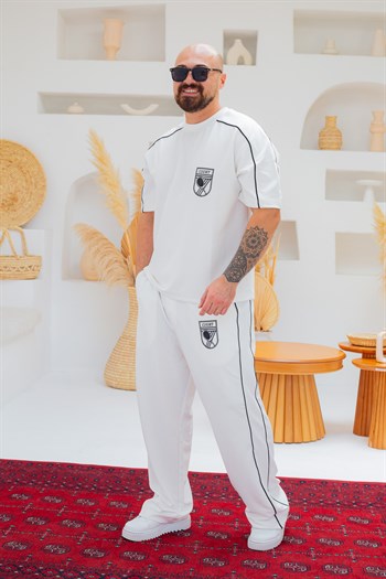 Arma Detaylı Biyeli Oversize Alt/Üst Takım (TKB57)
