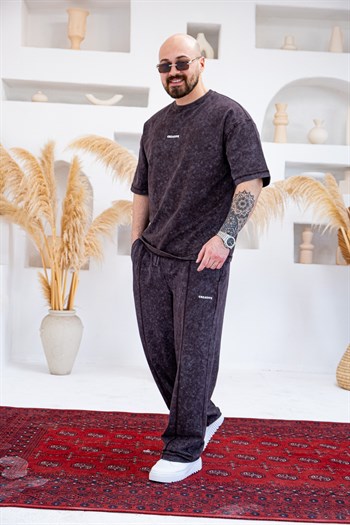Asit Yıkamalı Oversize  Alt/Üst Rahat Kalıp Takım (TKKA46)