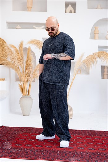 Asit Yıkamalı Oversize  Alt/Üst Rahat Kalıp Takım (TKA46)