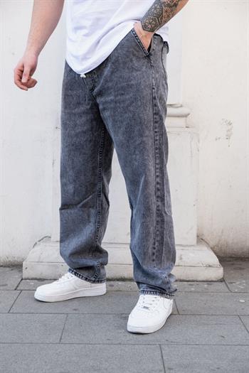 Baggy Kalıp Beli Lastikli Kot Pantolon (KO15)