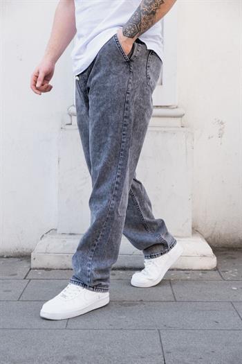 Baggy Kalıp Beli Lastikli Kot Pantolon (KO15)