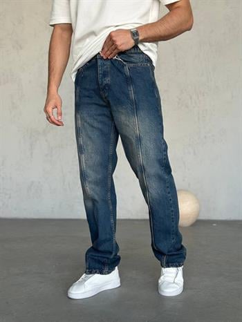 Baggy Kalıp Çimalı Jean (KO54)