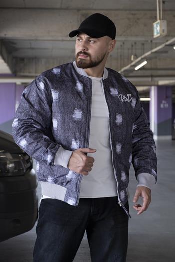 Baskı Detaylı Şişme Mont (MTS03)