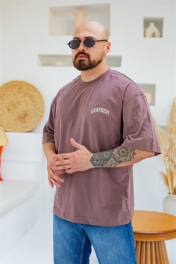 Baskı Nakış Detaylı Oversize T-Shirt (TSKA96)