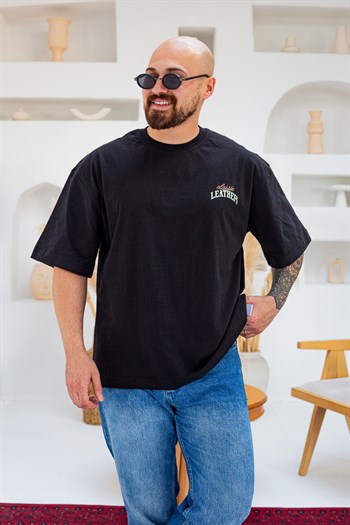 Baskı Nakış Detaylı Oversize T-Shirt (TSS96)