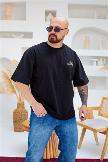 Baskı Nakış Detaylı Oversize T-Shirt (TSS96)