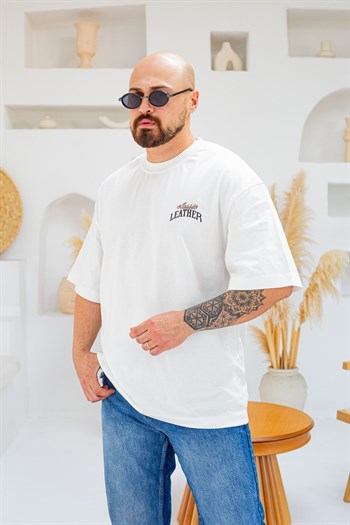 Baskı Nakış Detaylı Oversize T-Shirt (TSB96)