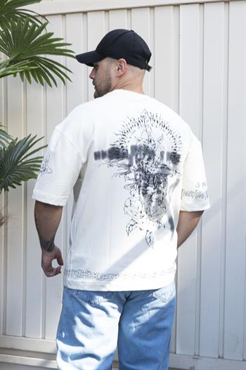 Baskılı Oversize T-Shirt (TSB37)