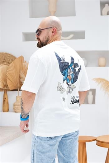 Baskılı Oversize T-Shirt (TSB44)