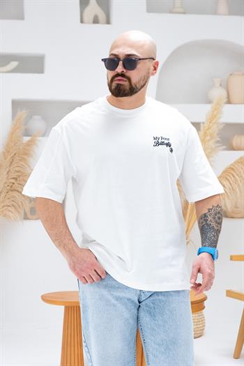 Baskılı Oversize T-Shirt (TSB44)