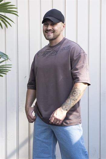 Baskılı Oversize T-Shirt (TSM37)