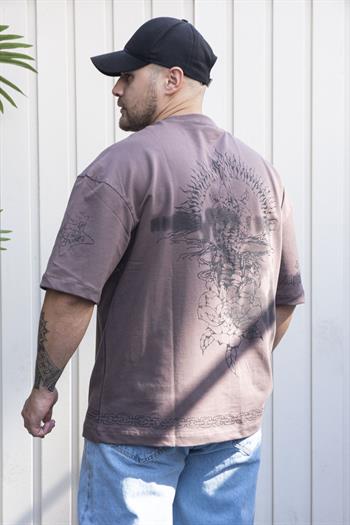 Baskılı Oversize T-Shirt (TSM37)