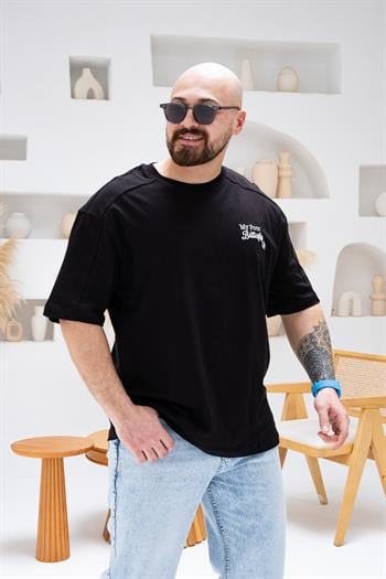 Baskılı Oversize T-Shirt (TSS44)