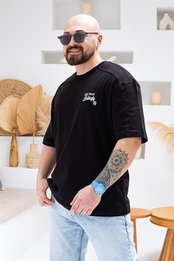 Baskılı Oversize T-Shirt (TSS44)