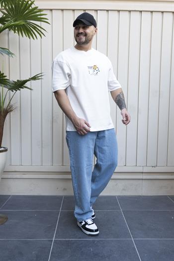 Baskılı Oversize T-Shirt (YTB03)