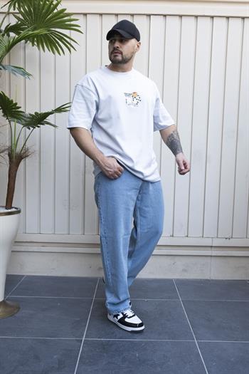 Baskılı Oversize T-Shirt (YTG03)