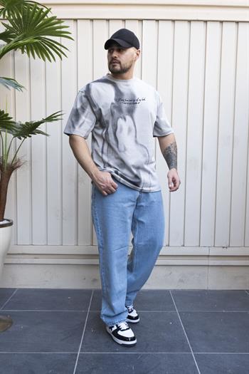 Baskılı Oversize T-Shirt (YTG06)