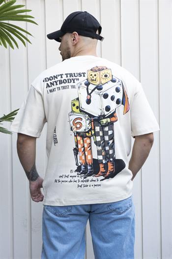 Baskılı Oversize T-Shirt (YTK03)