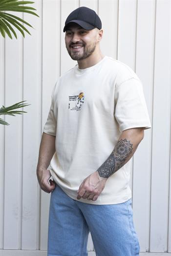 Baskılı Oversize T-Shirt (YTK03)
