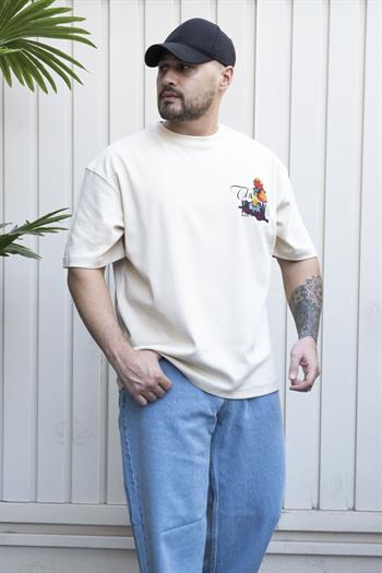 Baskılı Oversize T-Shirt (YTK04)