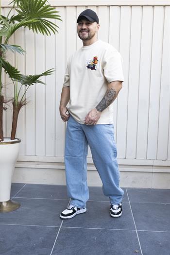 Baskılı Oversize T-Shirt (YTK04)