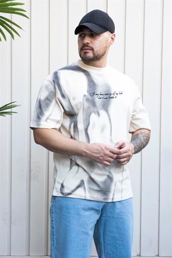 Baskılı Oversize T-Shirt (YTK06)