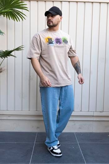 Baskılı Oversize T-Shirt (YTK08)
