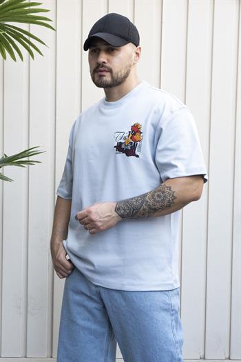Baskılı Oversize T-Shirt (YTM04)