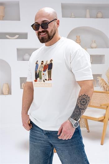Baskılı Rahat Kalıp T-shirt(TSB64)