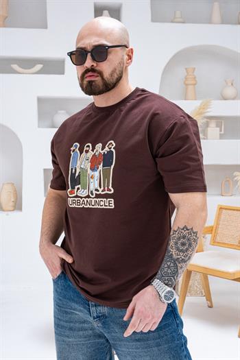 Baskılı Rahat Kalıp T-shirt(TSKA64)