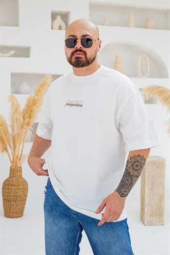 Baskılı Ve Nakışlı Oversize T-Shirt (TSB99)