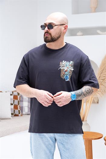 Baskılı Ve Nakışlı Oversize T-Shirt (TSG43)