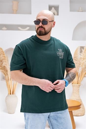 Baskılı Ve Nakışlı Oversize T-Shirt (TSY45)