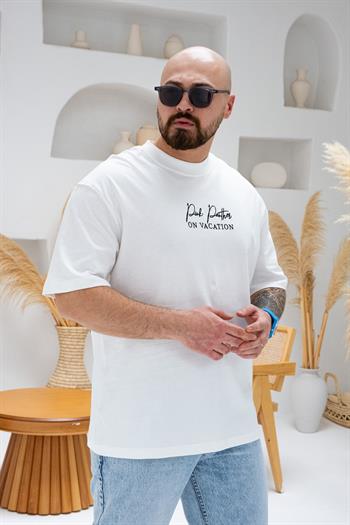 Baskılı Ve Nakışlı Oversize T-Shirt (TSB46)