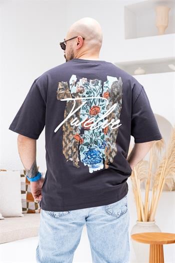 Baskılı Ve Nakışlı Oversize T-Shirt (TSG43)