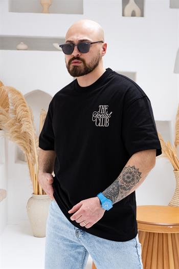 Baskılı Ve Nakışlı Oversize T-Shirt (TSS45)