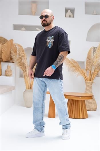 Baskılı Ve Nakışlı Oversize T-Shirt (TSG43)
