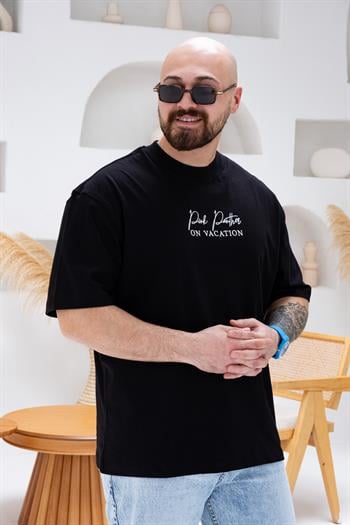 Baskılı Ve Nakışlı Oversize T-Shirt (TSS46)