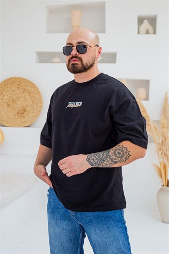 Baskılı Ve Nakışlı Oversize T-Shirt (TSS99)