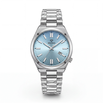 Beconq Imperial Sapphire Çelik Kordon Erkek Kol Saati (134)