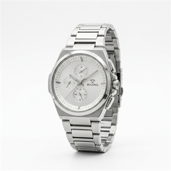 Beconq Prime Chronograph Çelik Kordon Erkek Kol Saati (90)
