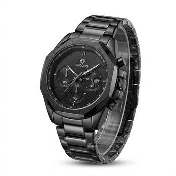 Beconq Vanguard Chronograph Çelik Kordon Erkek Kol Saati (88)