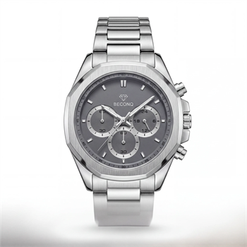 Beconq Vanguard Chronograph Çelik Kordon Erkek Kol Saati (85)