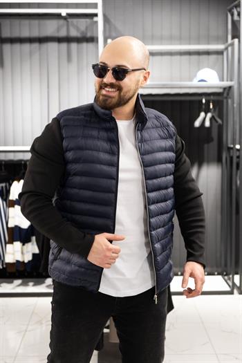 Çelik Dokuma Kol Detaylı Şişme Mont (MOL02)