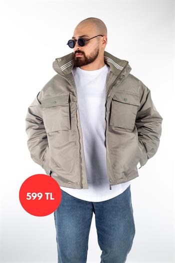 Cep Detaylı Bomber Ceket (MEVY64)