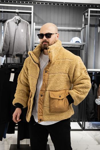 Cep Detaylı Peluş Mont (İGKR11)